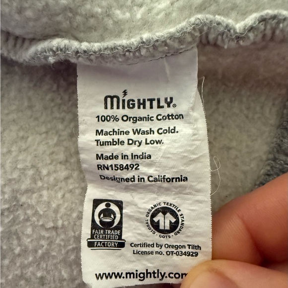 Mightly Organic Cotton Hoodie - Picture 5 of 8